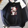 Genshin Impact Hoodies Anime Print Streetwear Kaedehara Kazuha Unisex Women Fashion Oversized Hoodie Tracksuits Unisex Clothing