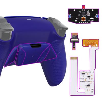 Не eXtremeRate Plastic RISE4 V3 комплект для переназначения задней панели с резиновой накладкой для контроллера PS5 плата обновления для задней панели контроллера PS5 с резиновой накладкой 4