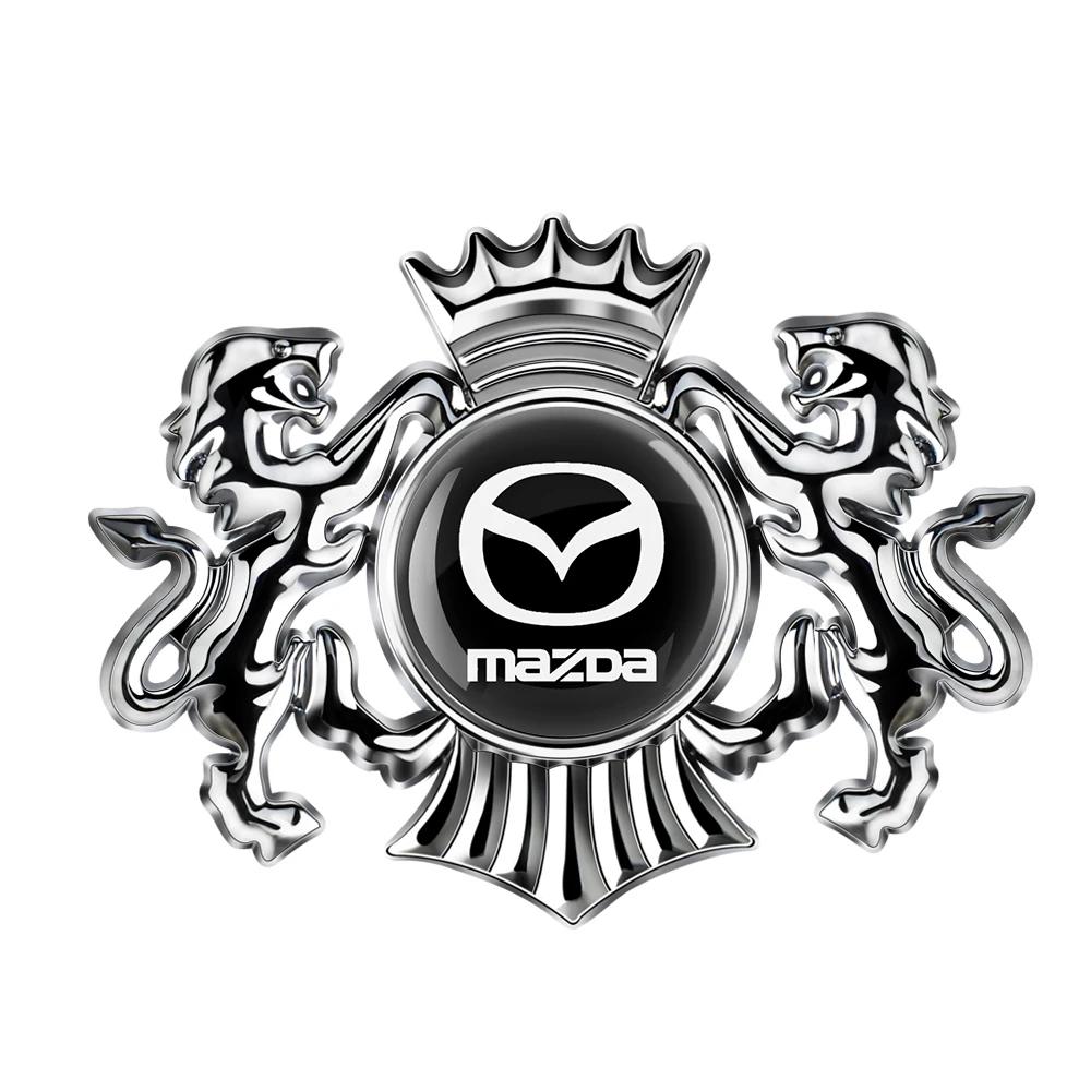 2025 Горячий 3D Металлический Значок Крылья Наклейка Деколь на Боковую Маркерную Ленту Окно Багажник Автомобиля Для Mazda 3 5 2 Axela CX-5 CX-3 CX-9 Atenza Demio RX7 M