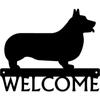 Welsh Corgi Dog Welcome Sign Twelve Inch Wide Home Decor Wall Accessory Corgi Dog Welcome Sign Twelve Inch Home Decor Ornament