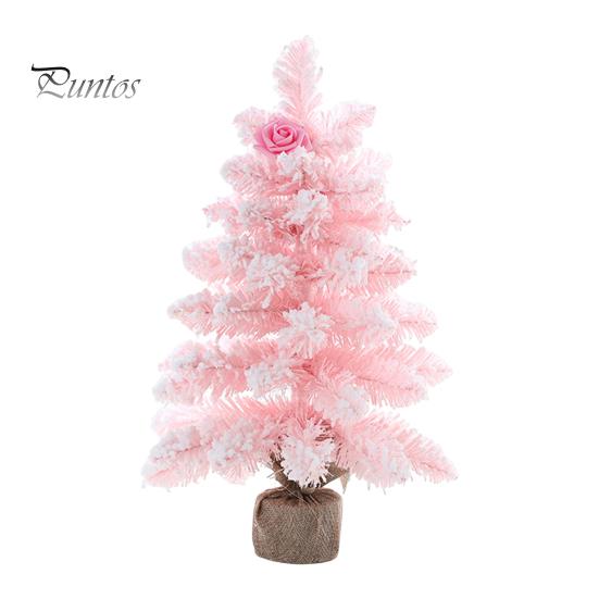 Настольная мини-елка, искусственный снег, флокированное рождественское украшение, зимнее очарование, рождественское украшение для домашнего декора рабочего стола