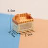 Красивый имитационный мини-торт, тост, десертная коробка 1:12 кукольных домиков, сцены, маленькие аксессуары, игровые домики, маленькие игрушки