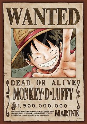 Ensky Пазл из 208 деталей Плакат о розыске One Piece «Монки Д.». Луффи" (18,2 х 25,7 см)