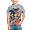 Children Cartoon T-shirt Japanese Naruto 3D Short Sleeve Summer Boy Football Sports Jersey Leisure and Entertainment Clothing