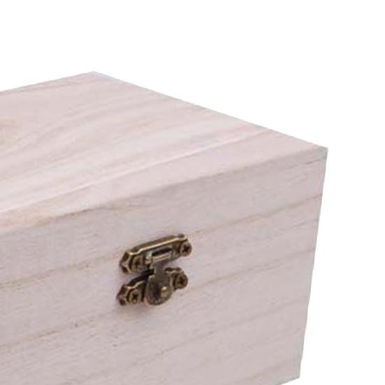 Портативный многофункциональный чехол с крышкой, деревянный контейнер для хранения ювелирных изделий для дома