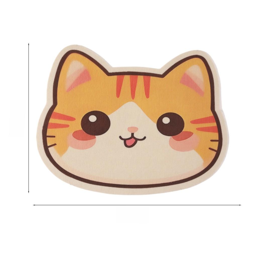 Мультяшный кот Настенное искусство с царапинами и износостойким полиэстером для домашних кошек