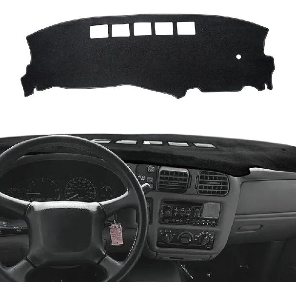 POSAID Dash Cover for 1998-2004 Chevy S10/ GMC Sonoma, Dashboard Cover for 1998-2005 Chevrolet Blazer, Dashboard Dash Mats for 1998-2001 GMC Jimmy,