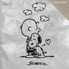 Мини-сумка Rootote Snoopy с вышивкой, IP Baby Metallic, Peanuts-0Q 8446 (02 Серебро)