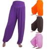 Womens Elastic Loose Casual Cotton Soft Yoga Sports Dance Pants