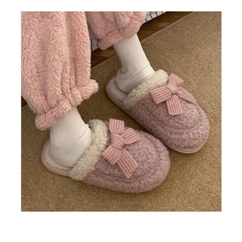 Хлопковые тапочки женские, осенние и зимние хлопковые тапочки, грязеотталкивающие, с толстой подошвой, нескользящие, супер мягкие, теплые домашние тапочки