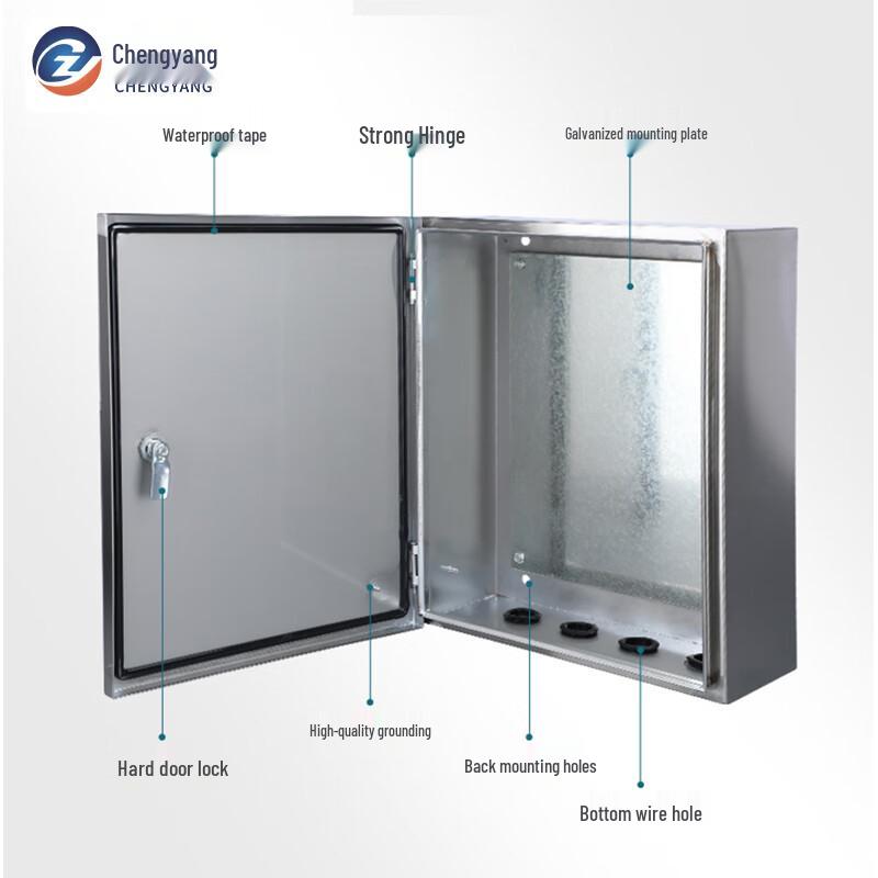 Stainless Steel Surface-Mounted Electrical Enclosure