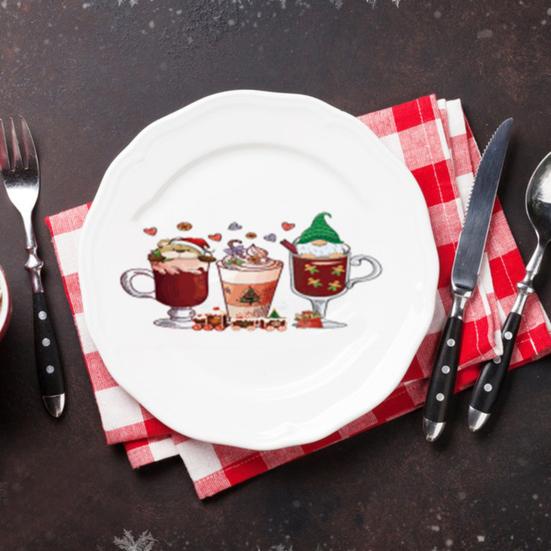 10 листов УФ-переносная наклейка DTF, рождественская тема, водонепроницаемая кружка для рукоделия, 16 унций, стеклянная чашка, обертка, набор наклеек для переноса