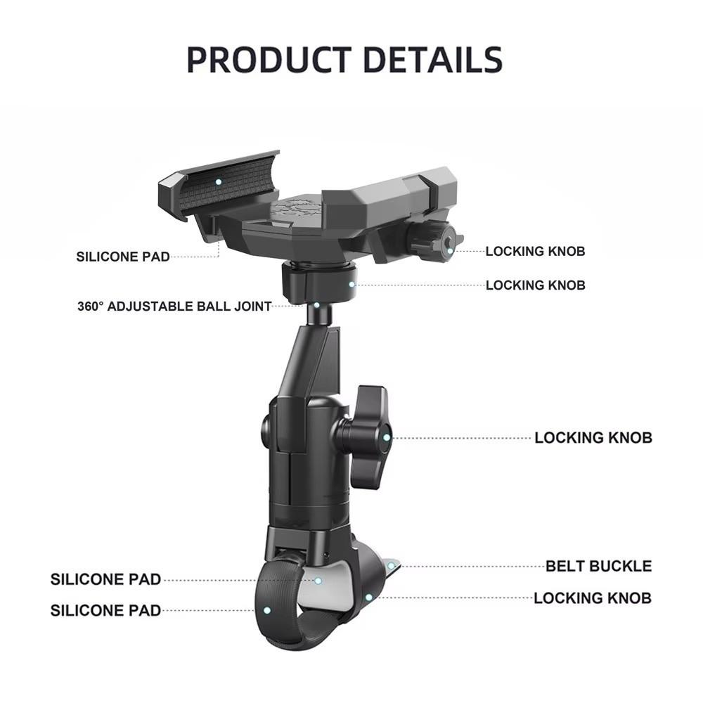 360 Degree Rotation Motorcycle Phone Holder Scooter Phone Holder For Motorcycle Riding