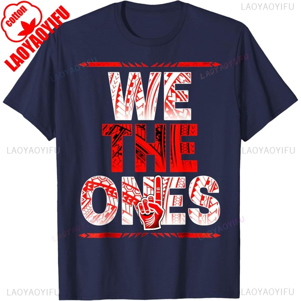 Винтажный дизайн Романа Рейнса We The Ones Рестлер OTC Yeet Футболка Хлопок Короткий рукав Повседневная Мода Свободная Хип-Хоп Мужская Футболка