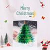 Блестящая всплывающая открытка «Рождественская елка»: Креативное праздничное поздравление и подарок