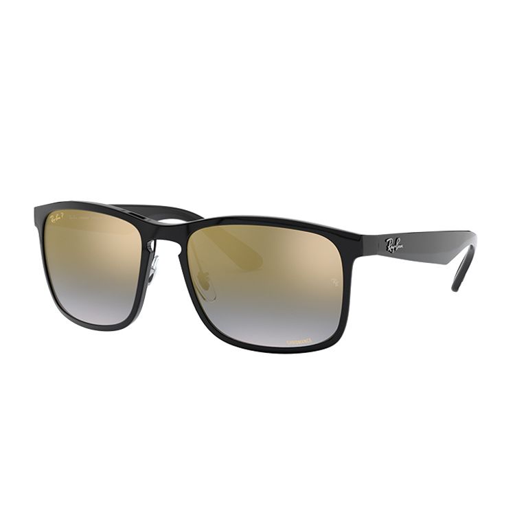 Ray-Ban Square Polarized Driving Sunglasses Men sunglasses black 0RB4264-601/J0
