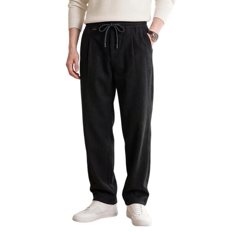 SHANSHAN Men's Thickened Casual Winter Jogger Pants