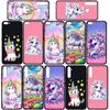 Чехол для телефона Samsung Galaxy S24 S23 iPhone 16 15 14 Plus X Xiaomi Redmi Note 13 12 11 Pro Max 8 9 10 13c XR Huawei OPPO с милым рисунком единорога