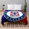 Плед Cruz Azul Роскошный дизайнерский плед для дивана Фланелевые ворсистые пледы