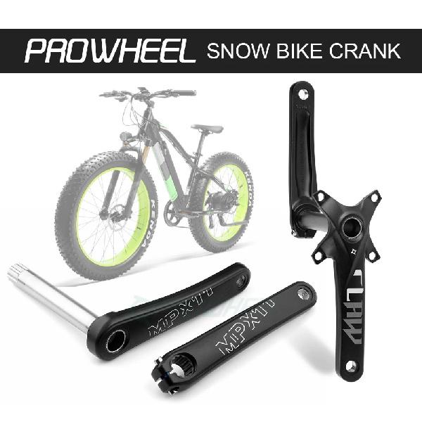 Система шатунов PROWHEEL для снегохода 104BCD 170мм Каретка BB100/120мм Шатуны для фэтбайка Нижний кронштейн BB Шатуны для велосипеда