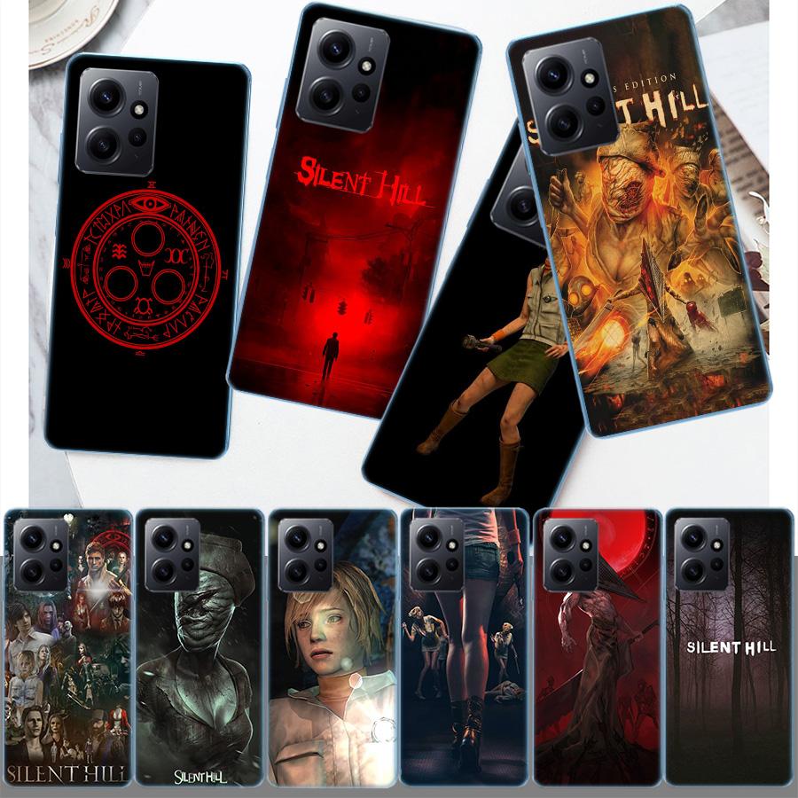 Игры S-Silent Hill Чехол для телефона для Redmi Note 14S 12S 12 11 13 14 Pro Plus 11T 11S 10 10S 9 9S Pro TPU Прозрачный чехол