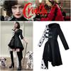 Cosplay Dress Inspired By 101 Dalmatians Black And White Witch Cruella De Vil