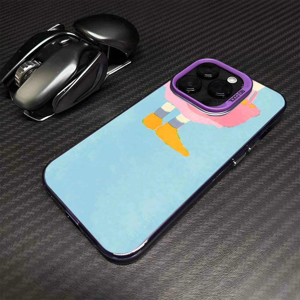 Life Phone Case For iPhone17,16,15,14,13,12,11 Plus,Pro Max Purple Matte Shockproof Cover