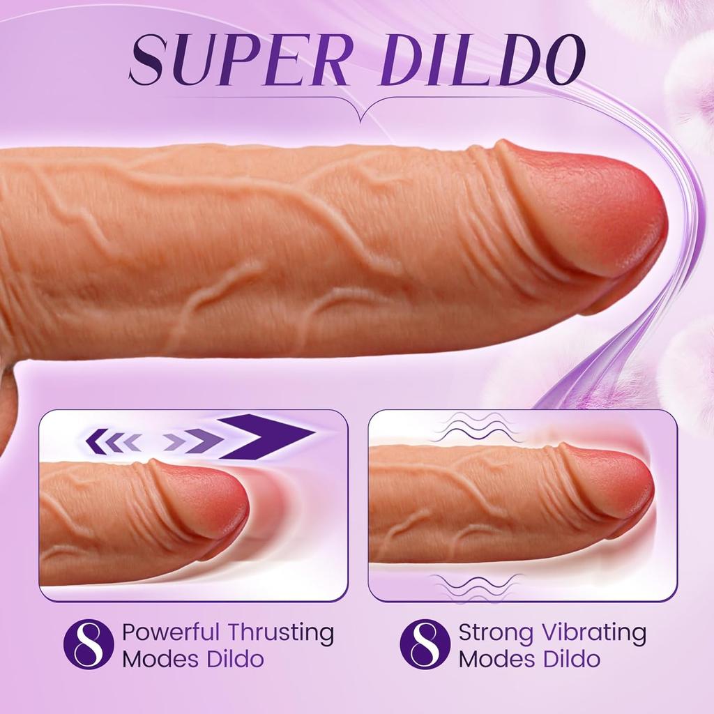 Вибратор-фаллоимитатор 8,7 дюйма, реалистичные фаллоимитаторы с вращающейся вибрацией и сильным всасыванием, приложение или пульт дистанционного управления, вибратор для точки G, секс-игрушка для взрослых для женщин