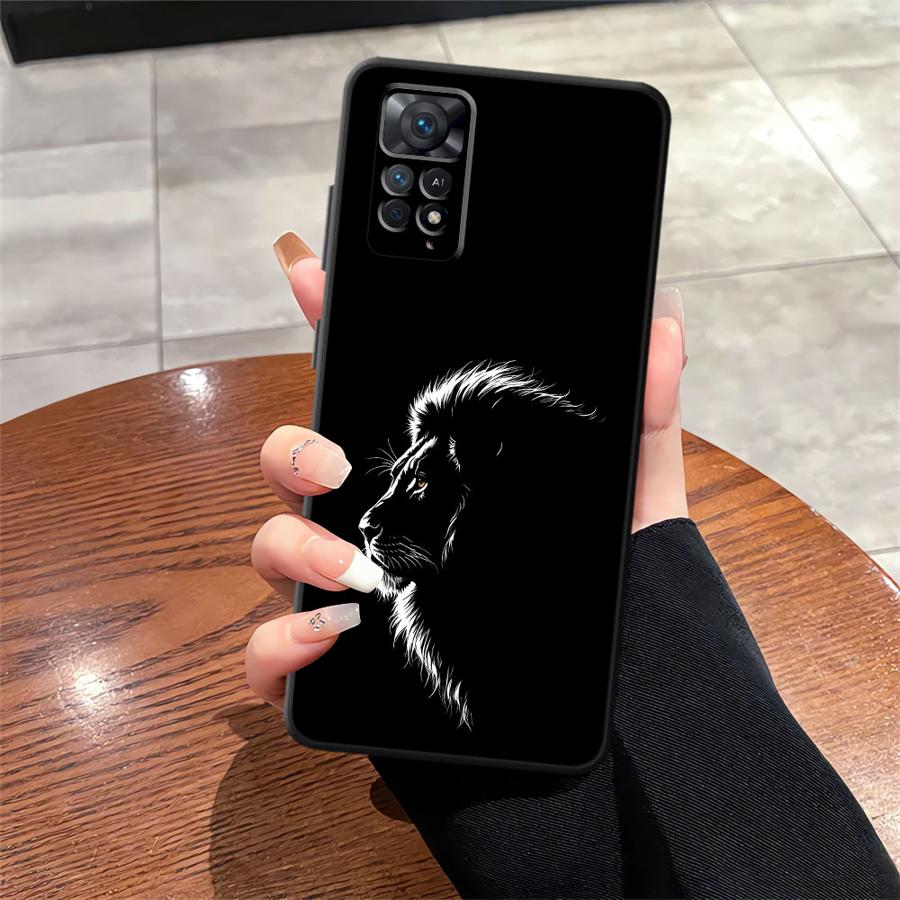 Крутой Чехол для Телефона с Животными Тигр Лев Лошадь для Xiaomi Redmi Note 9 11s 12s 10S 9S 13 Pro Plus 12 Pro 11 7 8 10 14