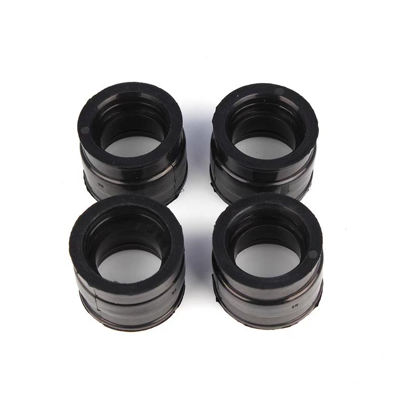 4PCS Carburetor Intake Manifold Boots 16211-460-770 16211 460 770 For Honda CB650 CB650C CB650SC 1979 1980 1981 1982