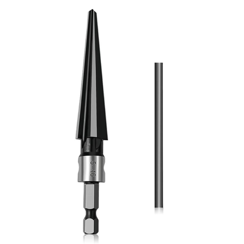 Hexagonal Shank Tapered Reamer Tool Carbon Steel Metal Hole Opener Hand Reamer Tool