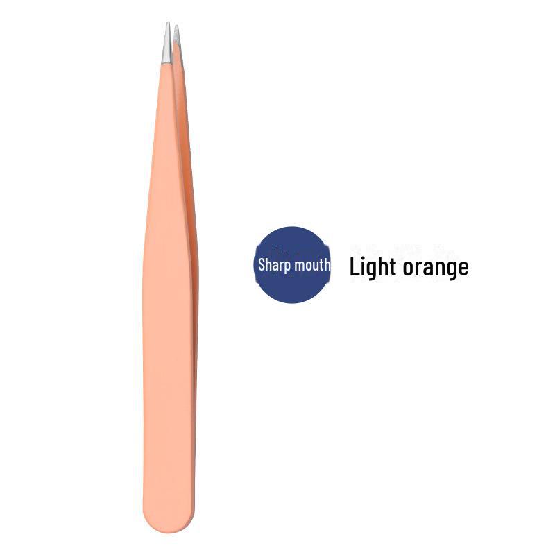 Пинцет для бровей из нержавеющей стали толщиной 1,2 мм со скошенной кромкой для точного удаления волос
