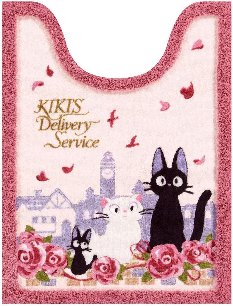 Delivery Service Long Toilet Mat Set 4 Pieces Washable Heated Toilet Seat Ghibli Date with Jiji 4 Piece Set Senko Made In Japan Toilet Mat Set Long
