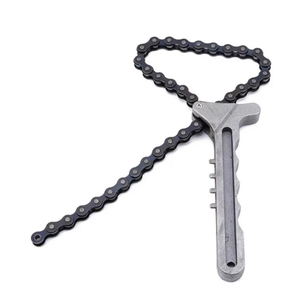Adjustable Oil Filter Chain Grip Chain Grip High Quality Engine Oil Filter Wrench Remover Tools Maintenance Tools Filter Wrench