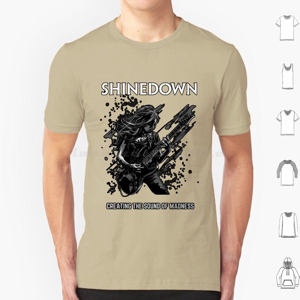Creating The Sounds Of Madness T Shirt Cotton Men Women DIY Print Shine Down Rockband Rockmusic Fan Band