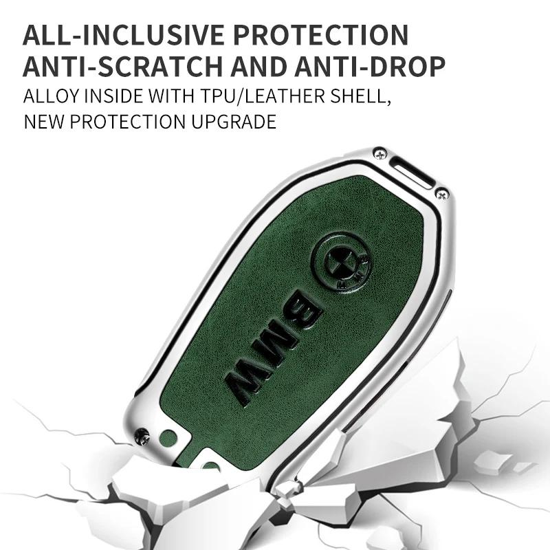 2025 Car Key Case Cover For BMW X1 X2 X3 X5 X4 X6 X7 G30 G20 G32 G11 G12 F40 F30 F20 F10 F34 F07 F44 F45 G15 Keychain Access