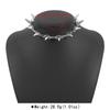 Rivet Black Chain Necklace for Men Women Hiphop Vintage Punk Choker Exaggerated Street Rock Daily Versatile Jewelry Gifts 2025