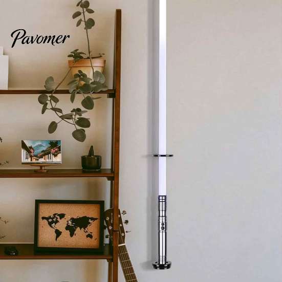 Wall Mounted Hanger 2PCS Vertical Light Swords Mount Racks, Transparent Acrylic Display Storage Bracket Stand, Space Saving for Living Room And Office