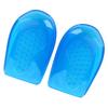 Silicone Gel Insoles Foot Support Shoes Insert Pads Heel Cup (L)