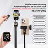 Portable Selfie Stick BT 5.2 Handheld RC Selfie Stick USB-C Rechargeable Mobile Phone Holder for Live Broadcas Take Photo Travel