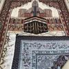 Мусульманский коврик для поклонения, молитвенное одеяло с сумкой для хранения, дорожный коврик из синели с кисточками, исламское украшение для Ид, исламский ковер, портативный