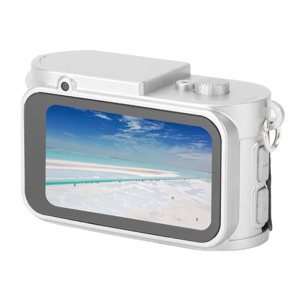 Vintage Digital Camera 2K FHD Video 2MP Photos Compact Small Camera with 1.47 Inch Color Screen and LED Fill Light for Photography