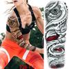 1 PC 480*170MM Full Arm Temporary Tattoo Sticker Sleeve Men Women Fashion Sexy Fake Tattoo Wolf  Lion Tiger Painting Tattoo Skull Angel Tattoo