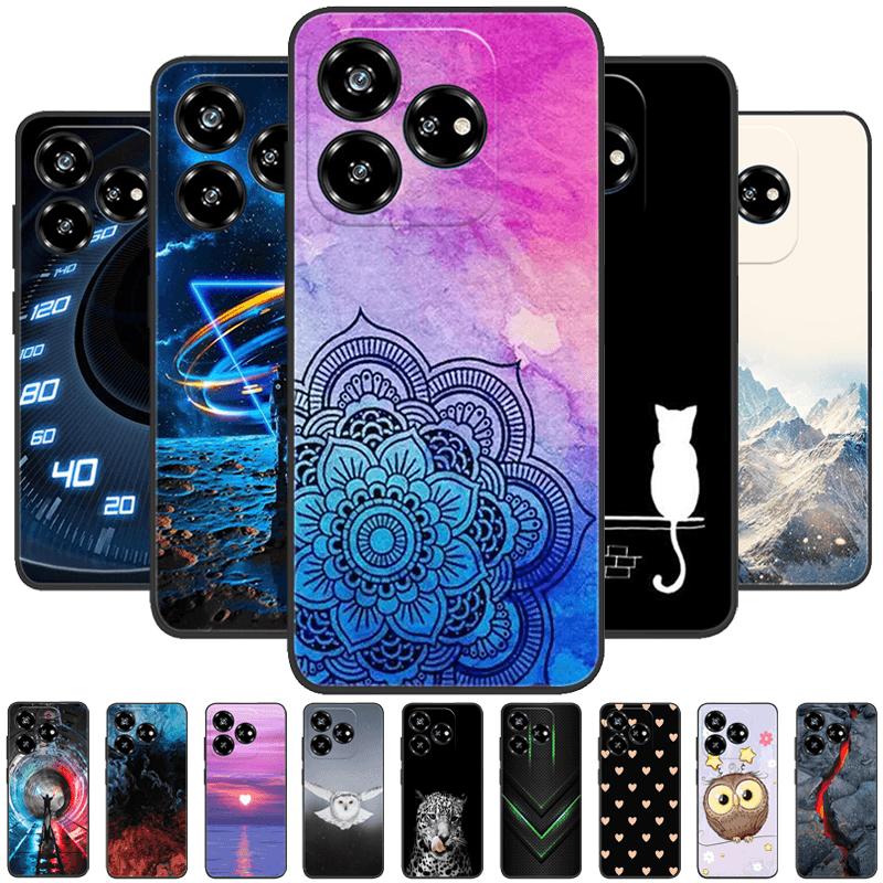 For ZTE Blade V60 Coque Case Nubia V60 Phone Protective Soft Silicone Funda Cover For ZTE Axon 60 4G Z2356 Bumper Fashion Floral