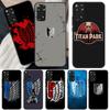 Anime Attack On Titan Logo Case For Xiaomi Redmi Note 11 10 9 8 Pro Note 11S 10S 9S 8T K50 K40 9A 9C 10A 10C Cover