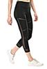 Body Smith Solid Black Mesh Workout Tights