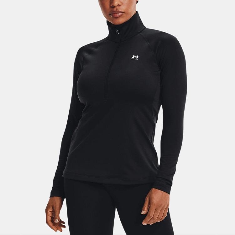 Under Armour Женская футболка с рукавом реглан Черная Унисекс 1368699-001