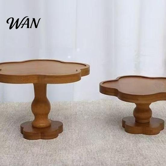 Jewelry Organizer Wood Flower-Shaped Tray, Decorative Candle Holder Plate, Rustic Tabletop Organizer, Storage Tray Farmhouse Serving for Food, Drinks,