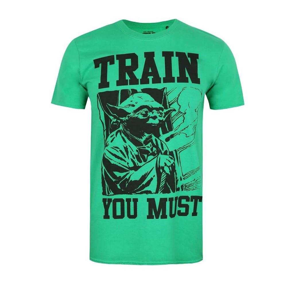 Star Wars Mens Train You Must Yoda T-Shirt