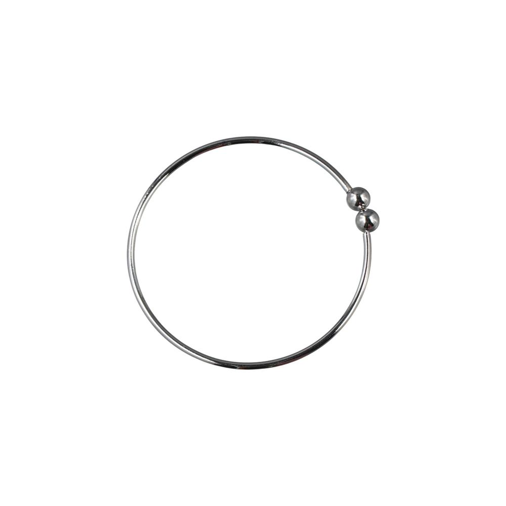 Best Quality Wholesale Silver Plated Mens/Womens Fashion Jewelry Bracelet Adjustable Bangles